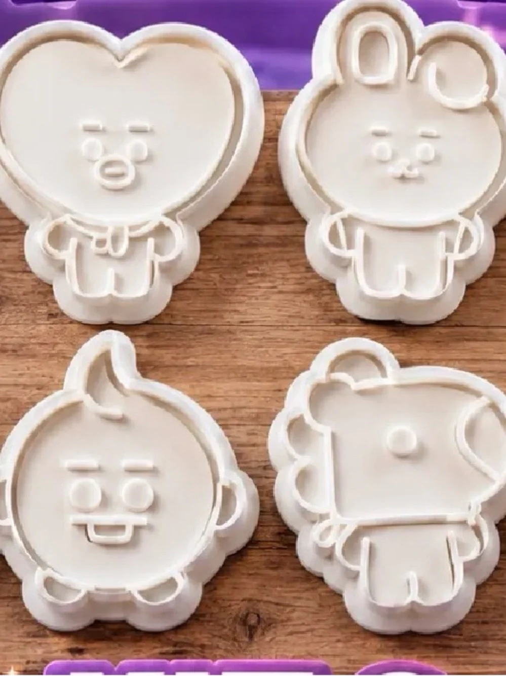 BTS cookie cutter set